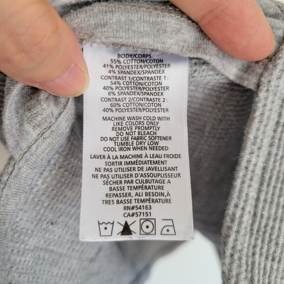 Marc New York Andrew Marc Performance Heather Gray Long Sleeve Top Size Medium - Picture 11 of 13